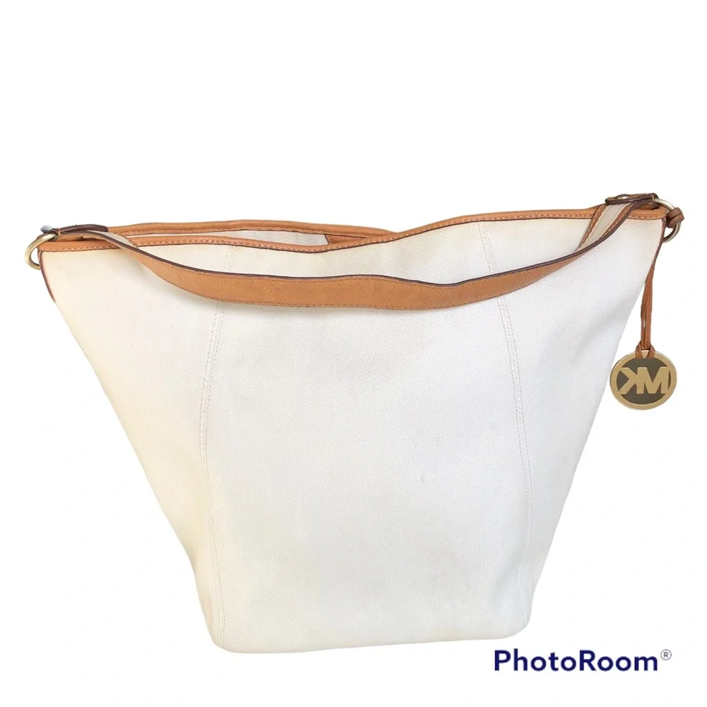 Michael Kors Large Tote Shoulder Bag Ivory